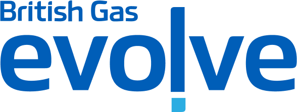 British Gas Evolve Logo - Link to warm home discount page